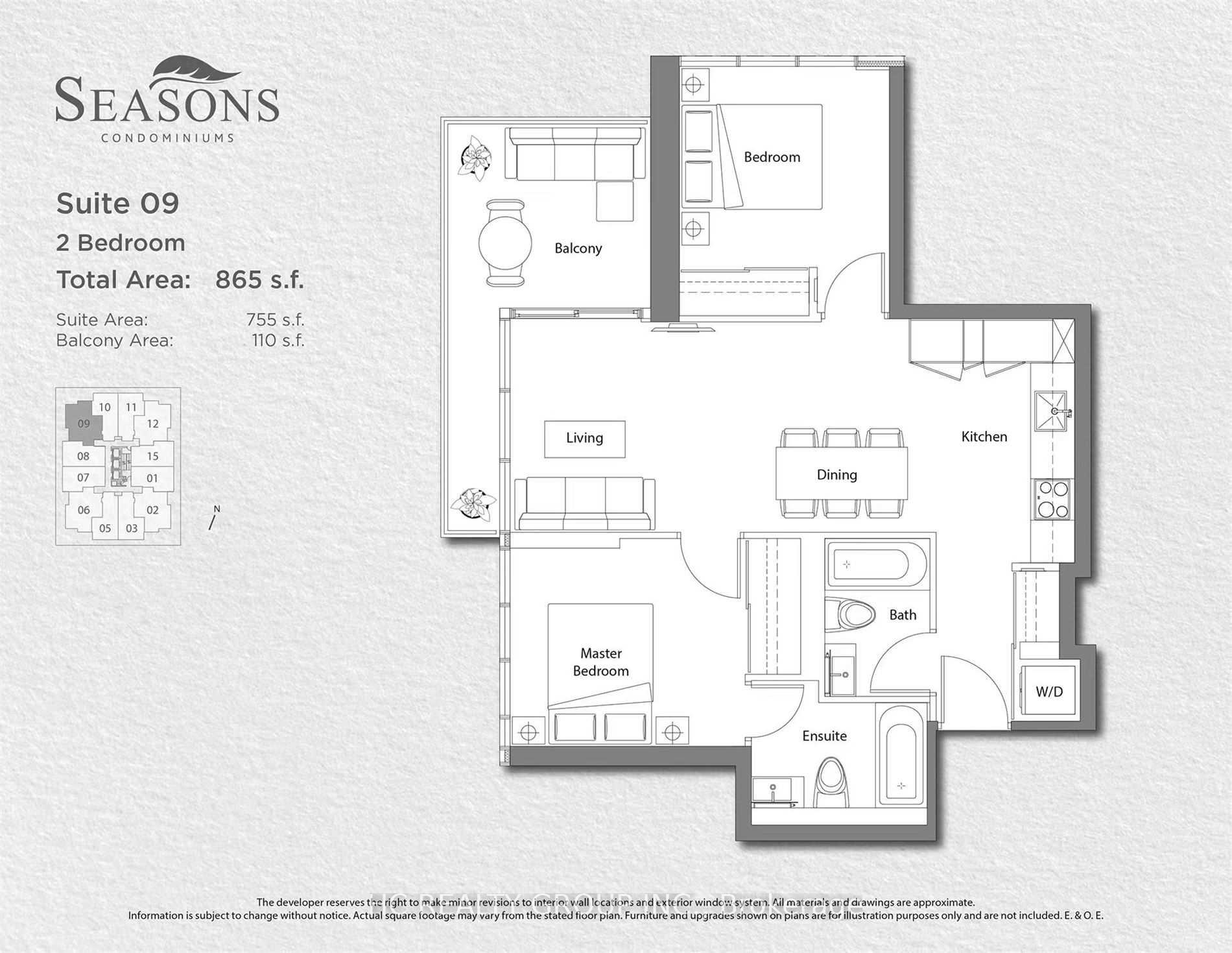 Photo 12 of Unit 1809, 95 Mcmahon Drive, North York, Bayview Village — HOMEH