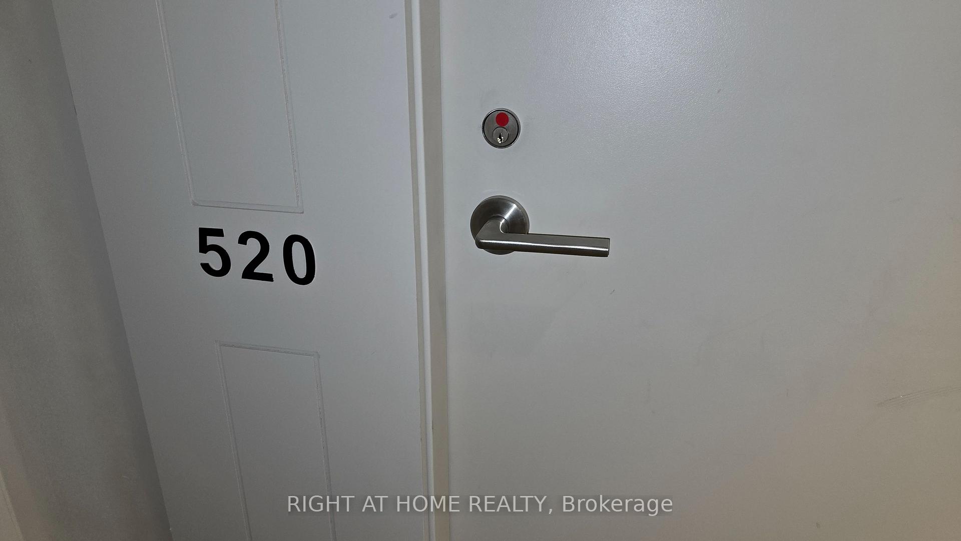 Front of Unit 520, 4010 Eglinton t Avenue W
