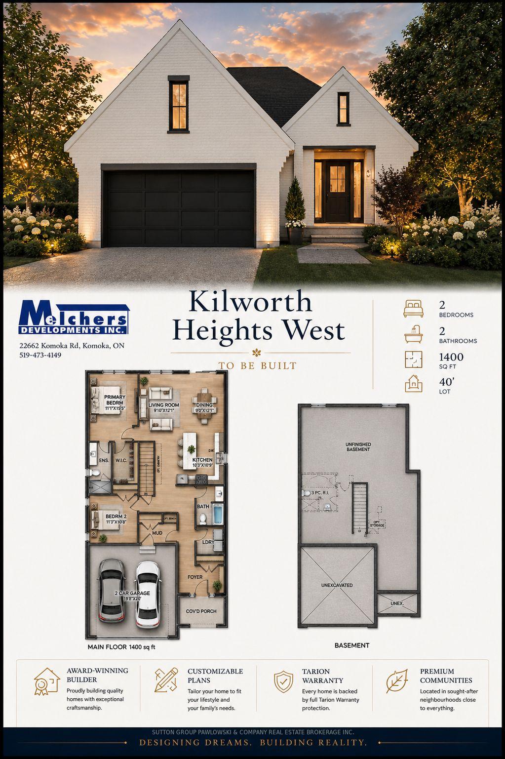 Photo 4 of Unit Lot#100, 60 Allister Drive, Middlesex Centre, Kilworth — HOMEH