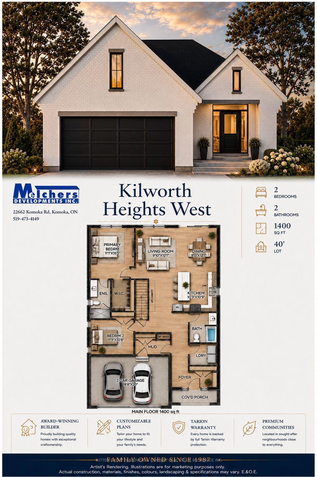Photo 8 of Unit Lot#100, 60 Allister Drive, Middlesex Centre, Kilworth — HOMEH