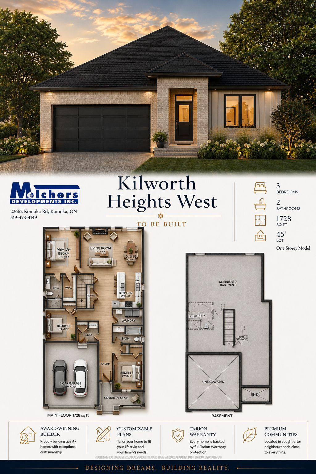 Photo 5 of Unit Lot #23, 91 Allister Drive, Middlesex Centre, Kilworth — HOMEH