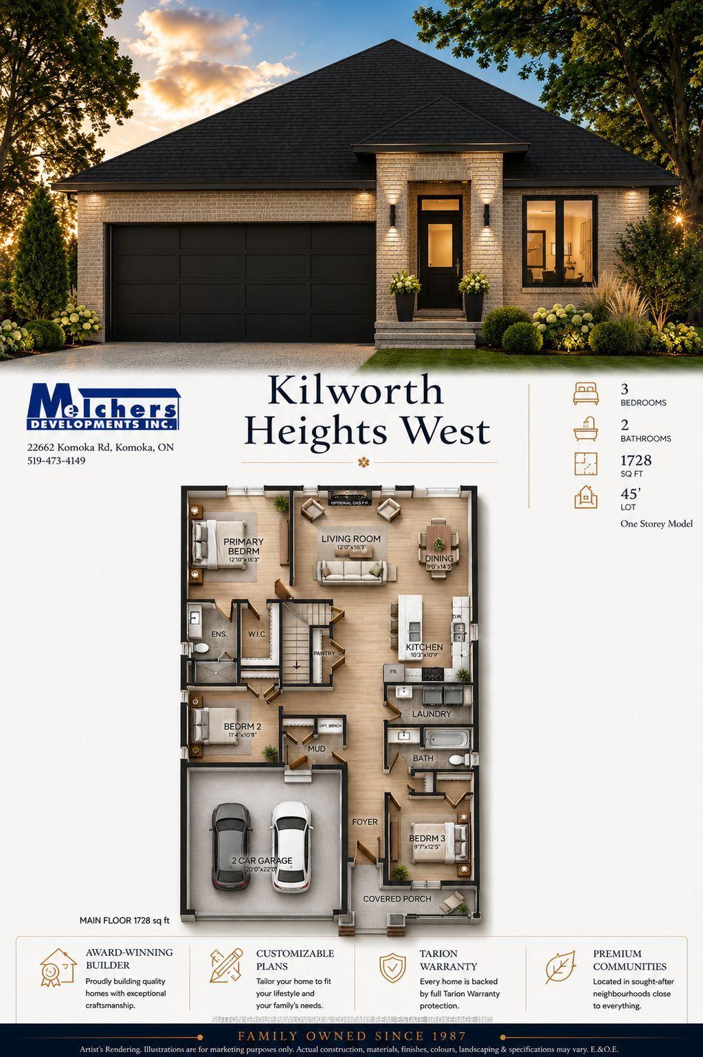Photo 4 of Unit Lot #23, 91 Allister Drive, Middlesex Centre, Kilworth — HOMEH