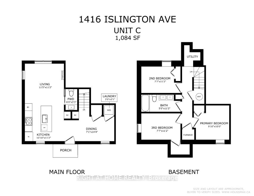 Photo 17 of Unit Unit C, 1416 Islington Avenue, Etobicoke, Princess-Rosethorn — HOMEH