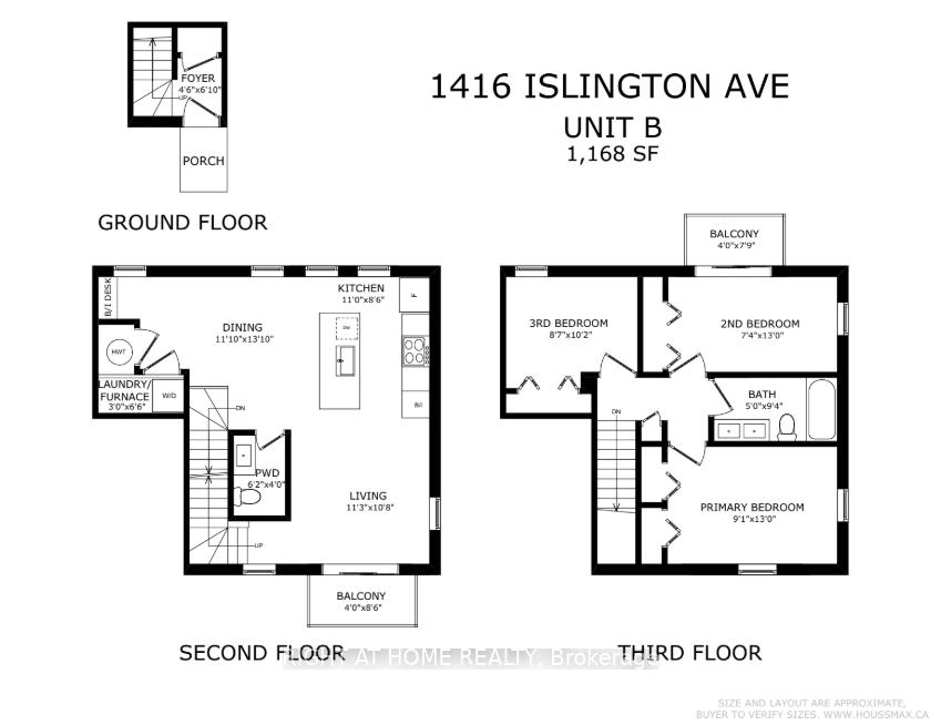 Photo 23 of Unit Unit B, 1416 Islington Avenue, Etobicoke, Princess-Rosethorn — HOMEH