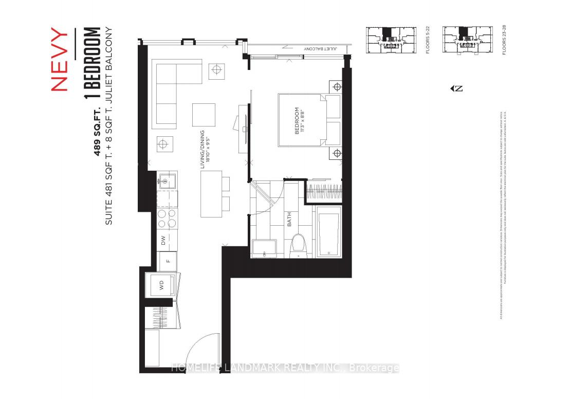 Photo 2 of Unit 1106, 28 Wellesley Street E, Toronto, Church-Yonge Corridor — HOMEH