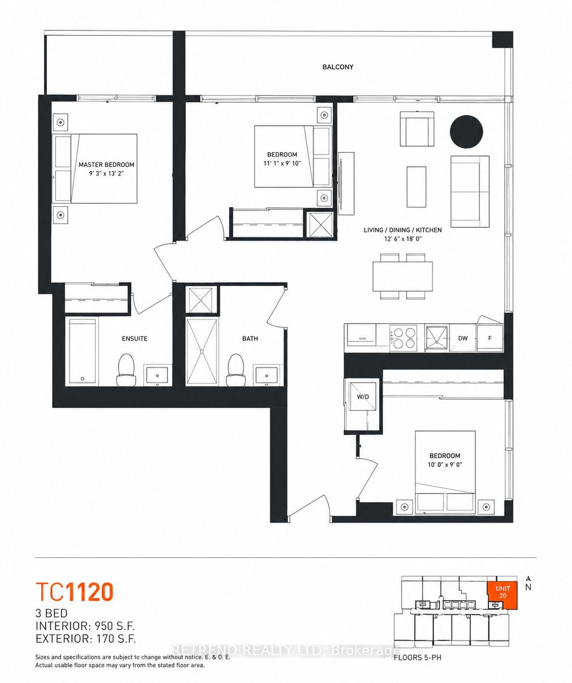 Photo 10 of Unit 1902, 5 Buttermill Avenue, Vaughan, Vaughan Corporate Centre — HOMEH