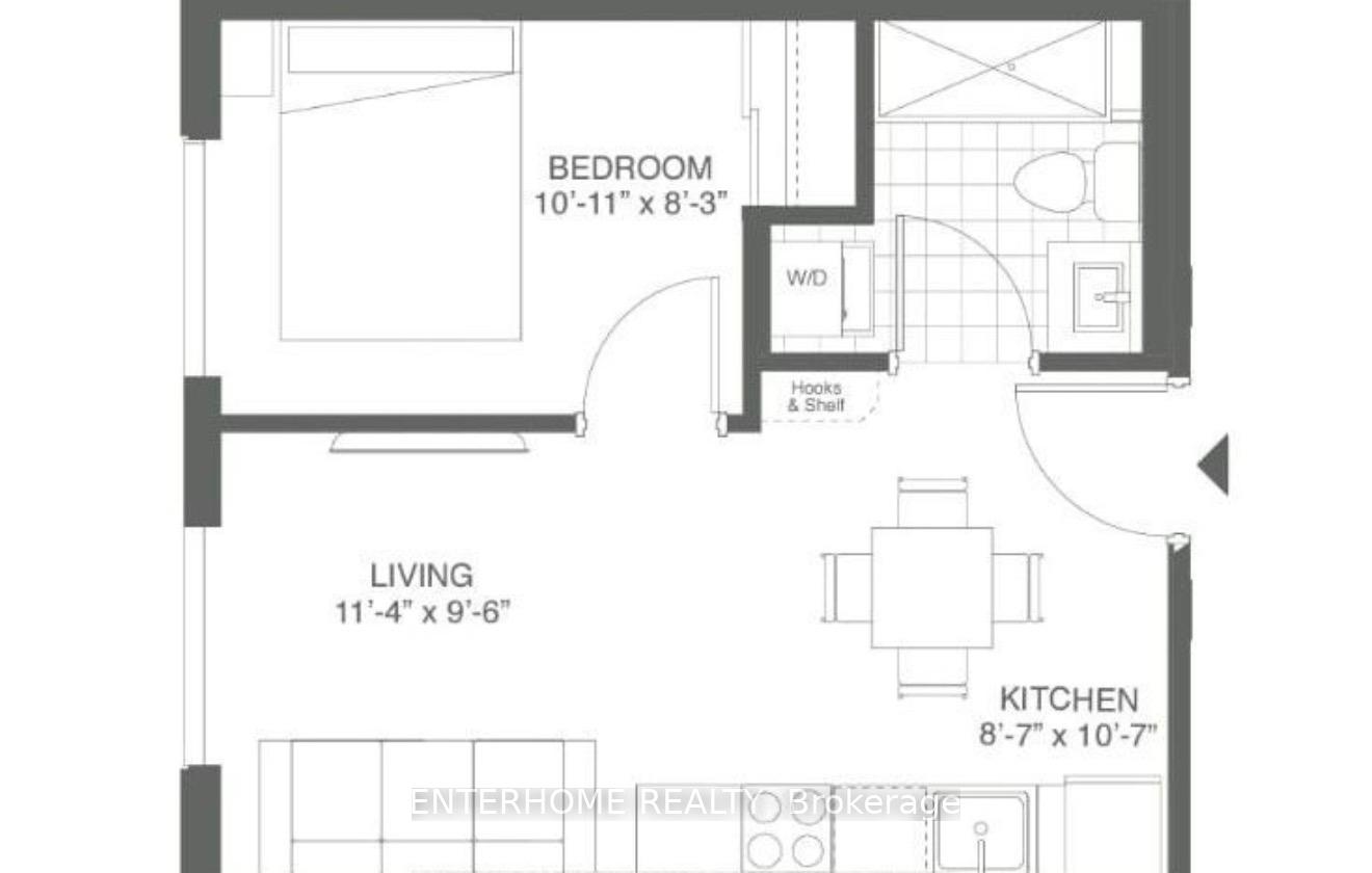 Photo 7 of Unit 3401, 60 frederick Street, Kitchener, Civic Centre — HOMEH