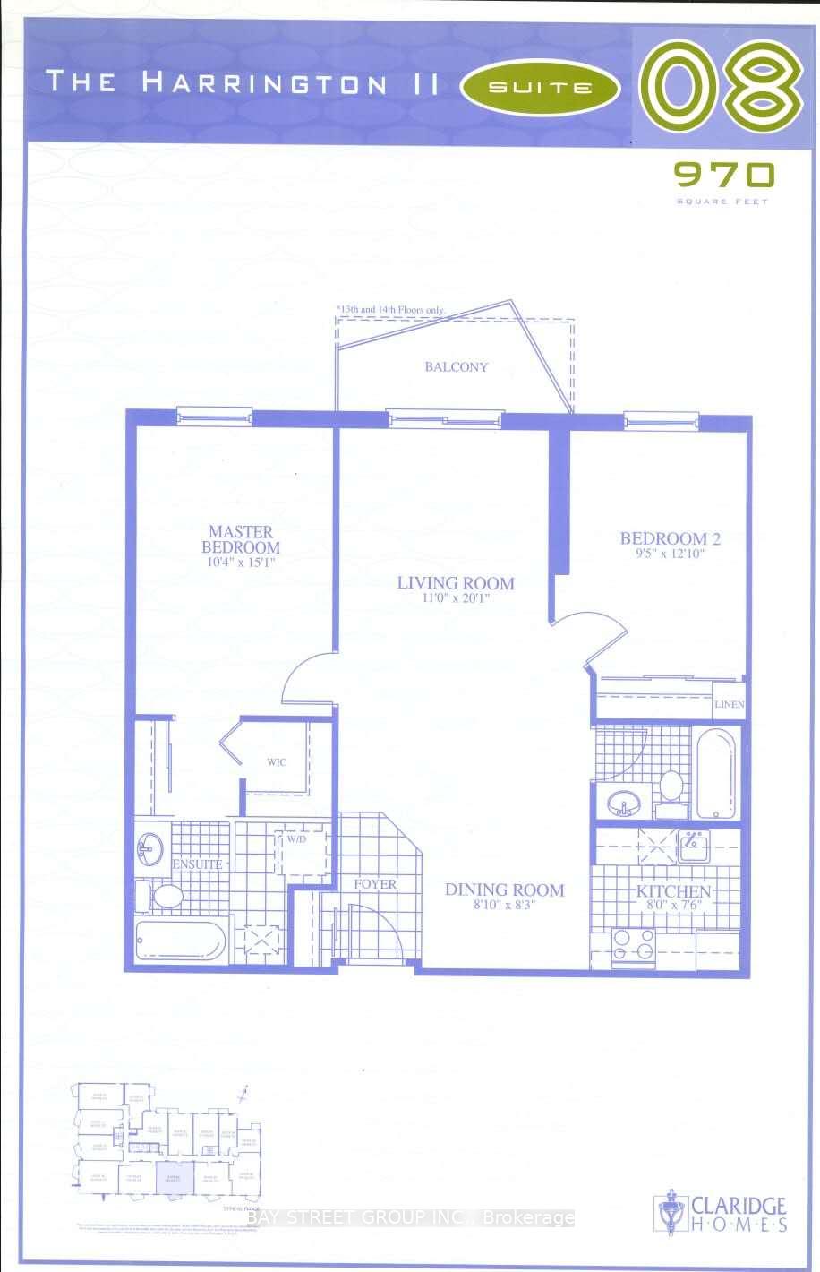 Front of Unit 1007, 429 Somerset Street W