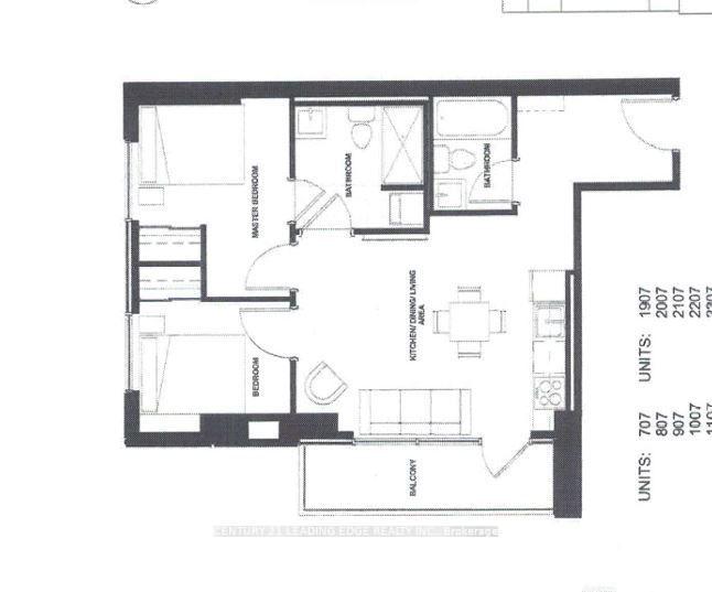 Photo 2 of Unit 2507, 60 Frederick Street, Kitchener, Civic Centre — HOMEH