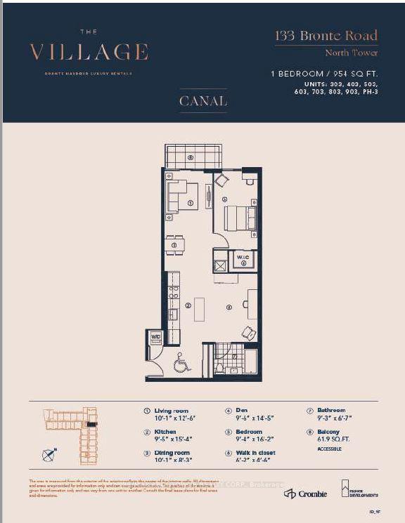 Photo 10 of Unit B0903, 133 Bronte Road, Oakville, Bronte — HOMEH