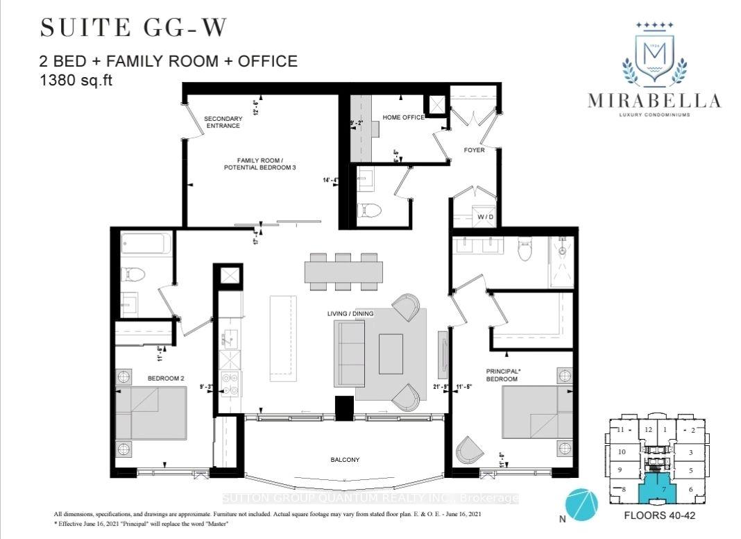 Front of Unit 4107, 1928 Lake Shore Boulevard W