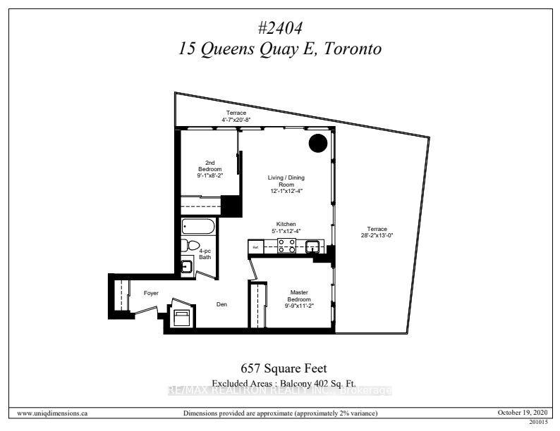 Photo 15 of Unit 2404, 15 Queens Quay E, Toronto, Waterfront Communities — HOMEH