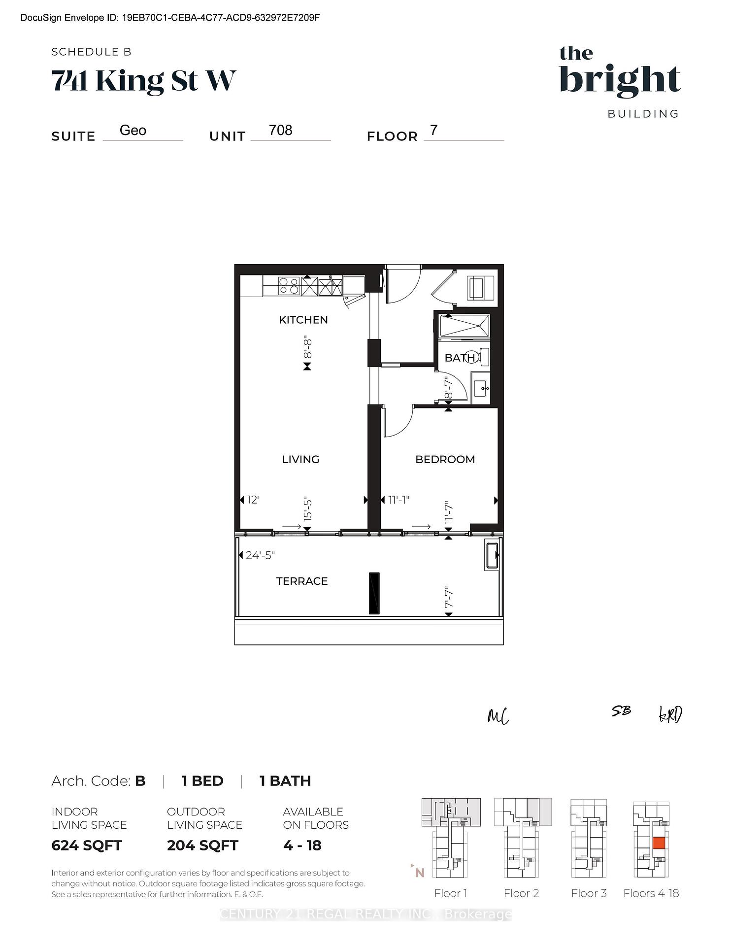 Photo 5 of Unit 708, 741 King Street W, Kitchener, KW Hospital — HOMEH