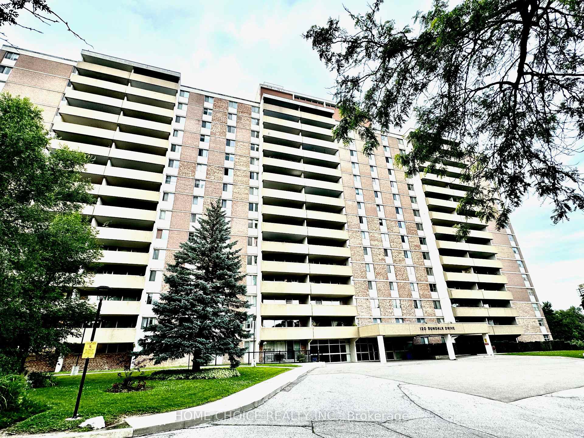 Front of Unit 1407, 120 Dundalk Drive