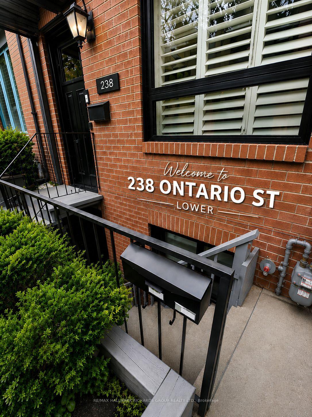 Photo 1 of Unit Lower, 238 Ontario Street, Toronto, Cabbagetown-South St. James Town — HOMEH