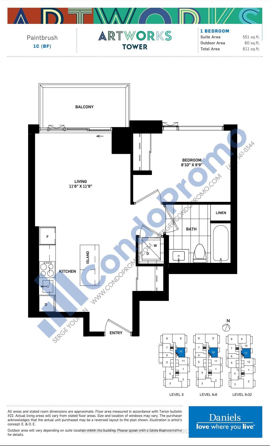Photo 26 of Unit 1511, 130 River Street, Toronto, Regent Park — HOMEH