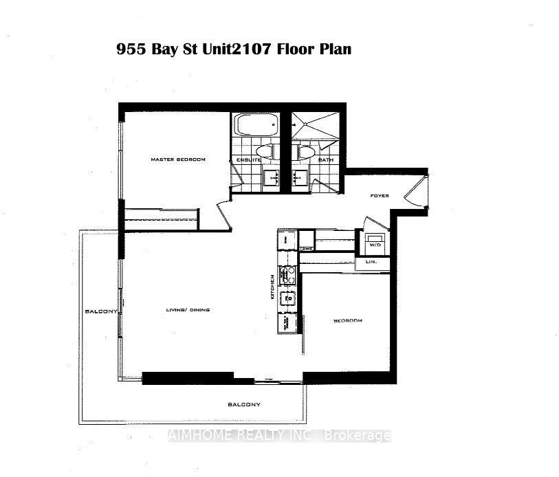 Photo 9 of Unit 2107, 955 Bay Street, Toronto, Bay Street Corridor — HOMEH