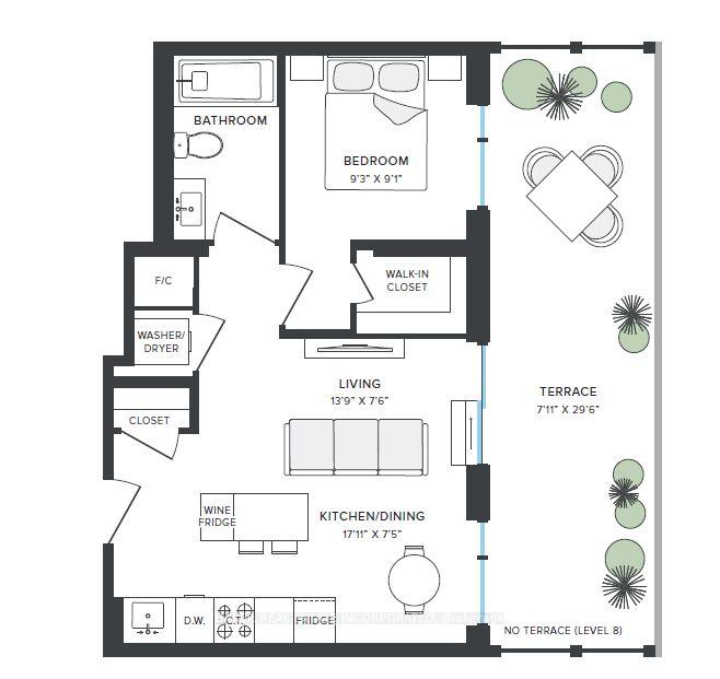 Photo 17 of Unit 718, 100 Mill Street, Toronto, Waterfront Communities — HOMEH