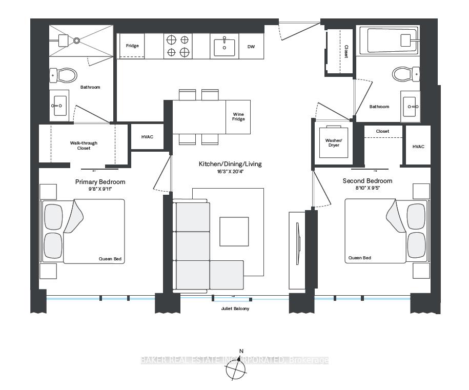 Photo 16 of Unit 317, 65 Trinity Street, Toronto, Waterfront Communities — HOMEH