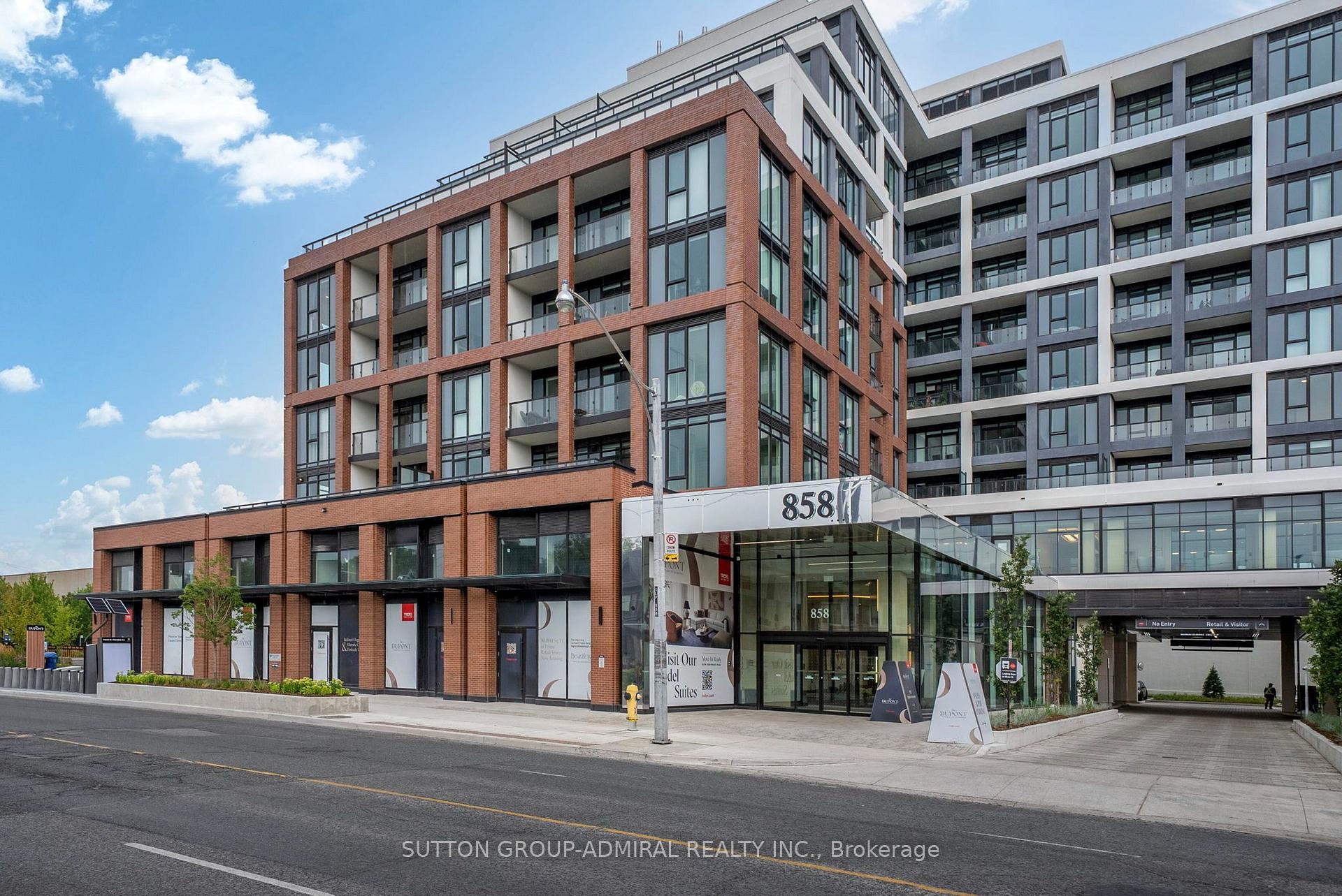 Front of Unit PH43, 858 Dupont Street