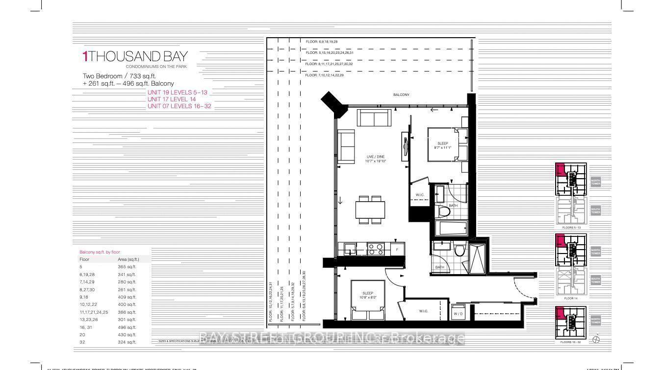 Front of Unit 1019, 57 St Joseph Street