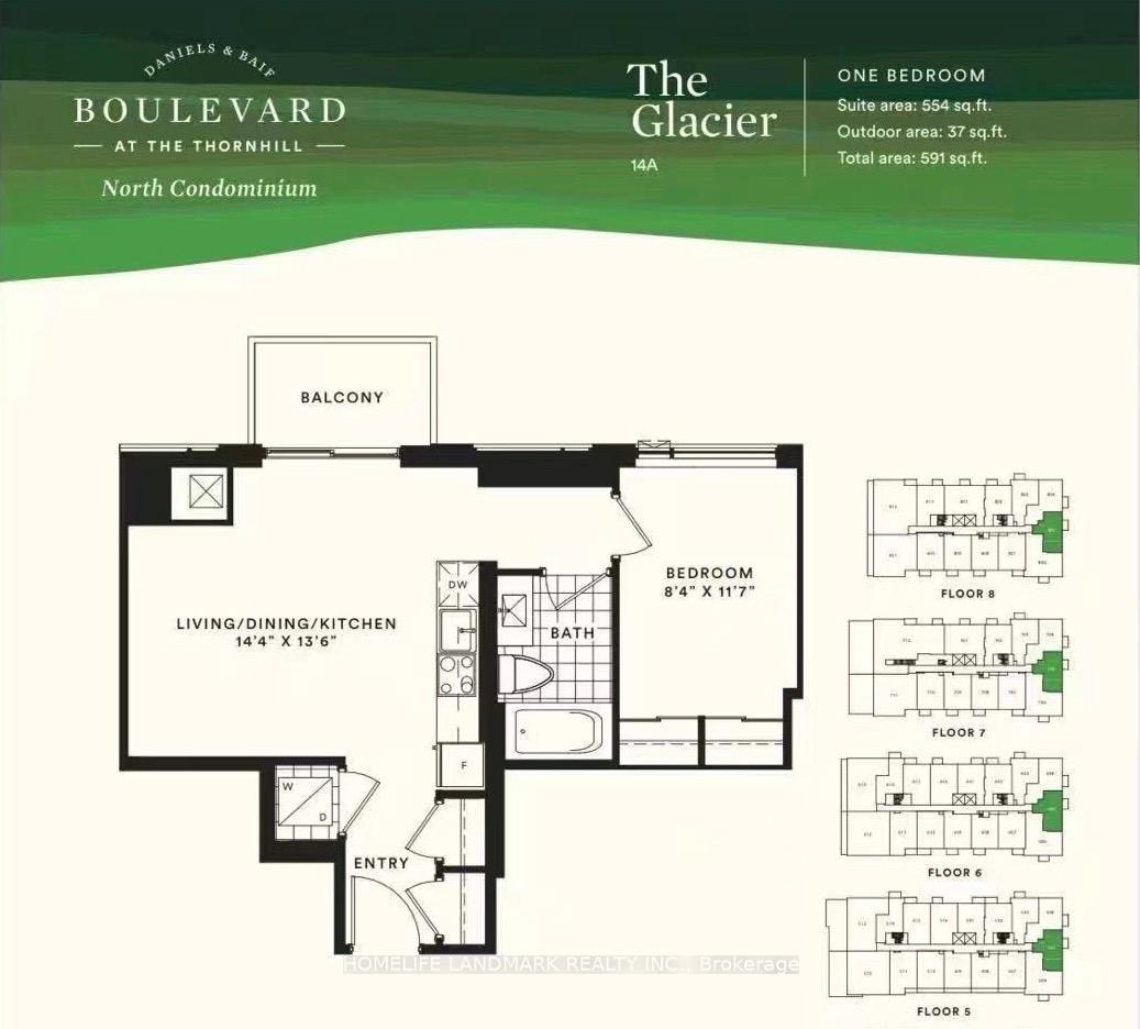 Photo 19 of Unit 605, 8 Beverley Glen Boulevard, Vaughan, Beverley Glen — HOMEH