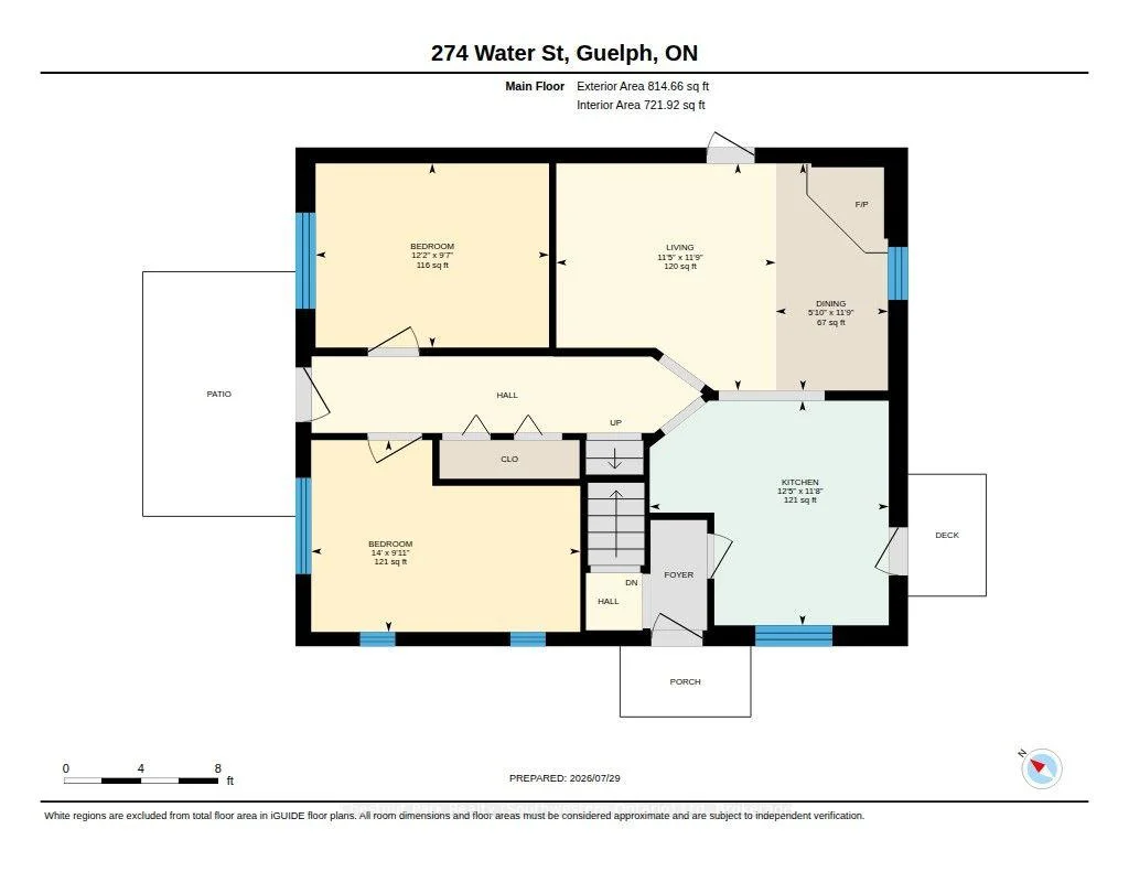 Photo 3 of 274 Water Street, Guelph, Dovercliffe Park/Old University — HOMEH