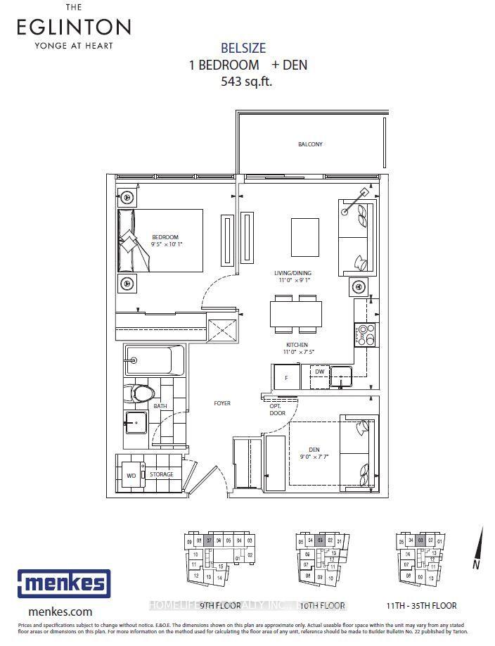 Photo 1 of Unit 905, 125 Redpath Avenue, Toronto, Mount Pleasant West — HOMEH