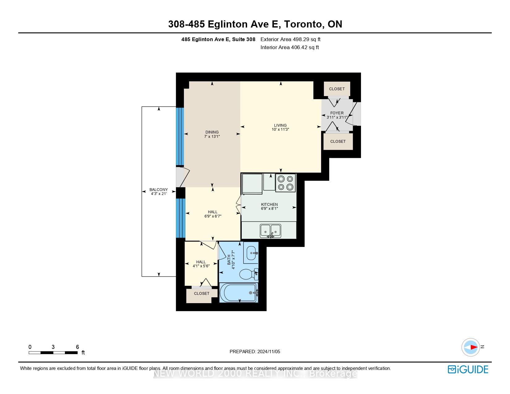 Photo 10 of Unit 608, 485 Eglinton Avenue E, Toronto, Mount Pleasant East — HOMEH