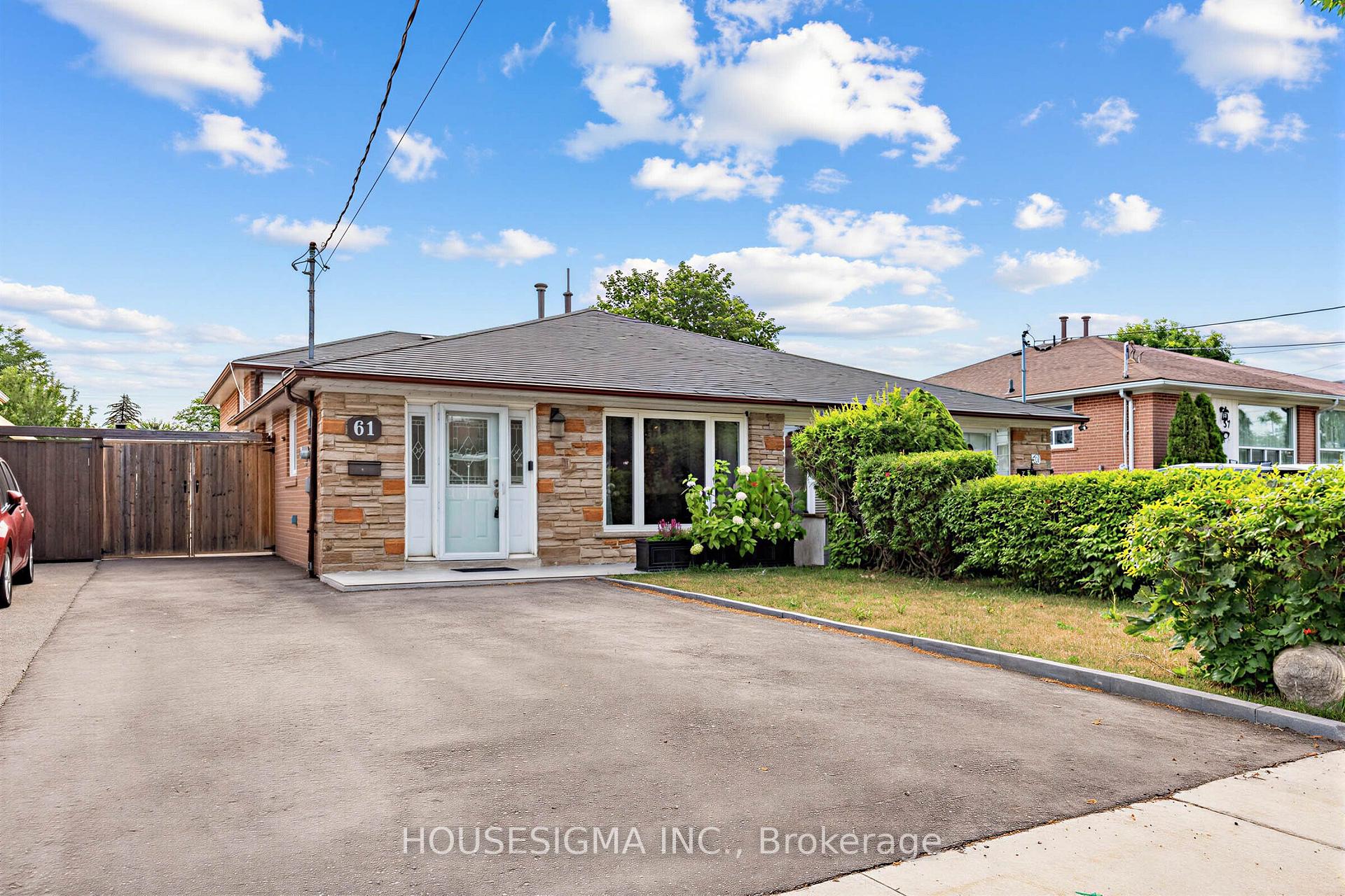 Photo 1 of 61 Ruthmar Crescent, North York, Black Creek — HOMEH