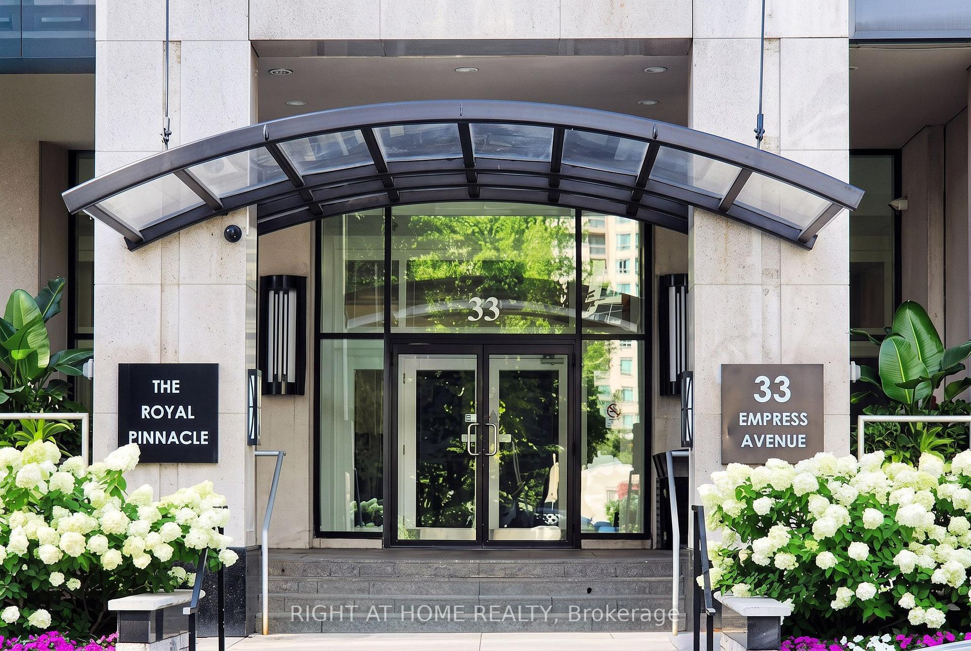 Front of Unit 610, 33 Empress Avenue