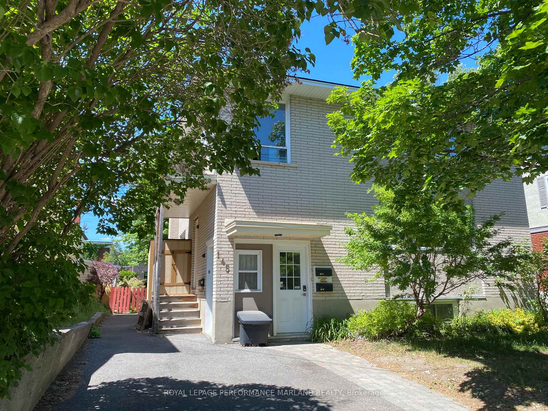 Front of Unit B, 145 Hopewell Avenue