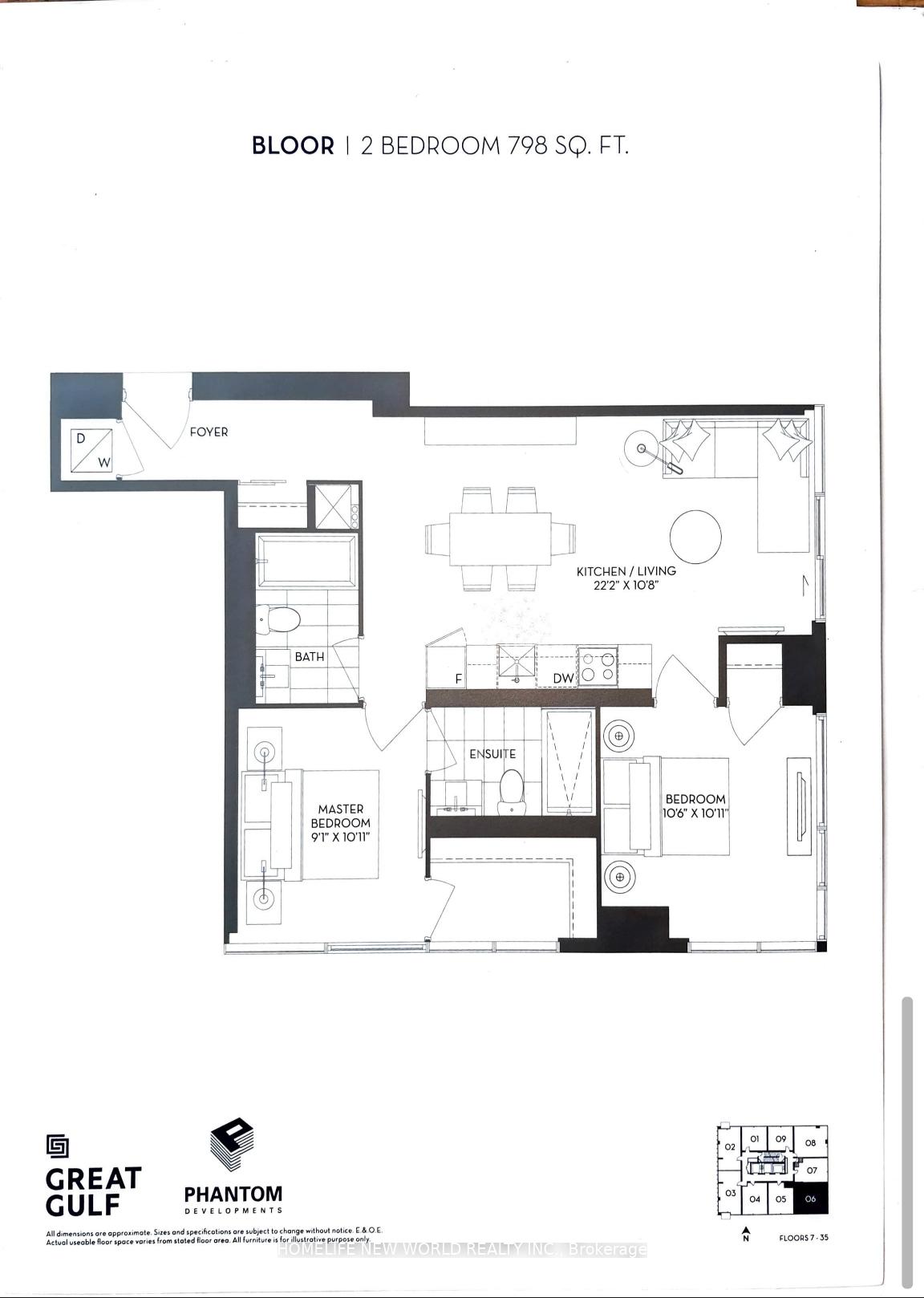 Photo 2 of Unit 2406, 8 Cumberland Street, Toronto, The Annex — HOMEH