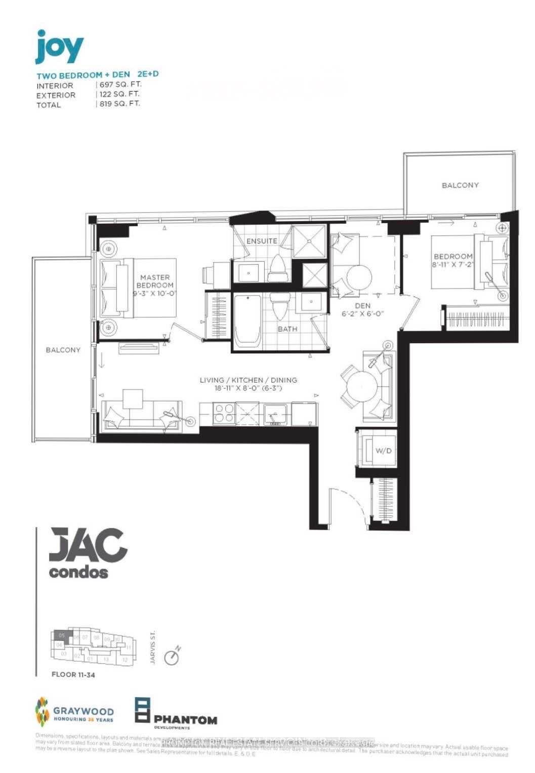 Photo 6 of Unit 1505, 308 Jarvis Street, Toronto, Church-Yonge Corridor — HOMEH
