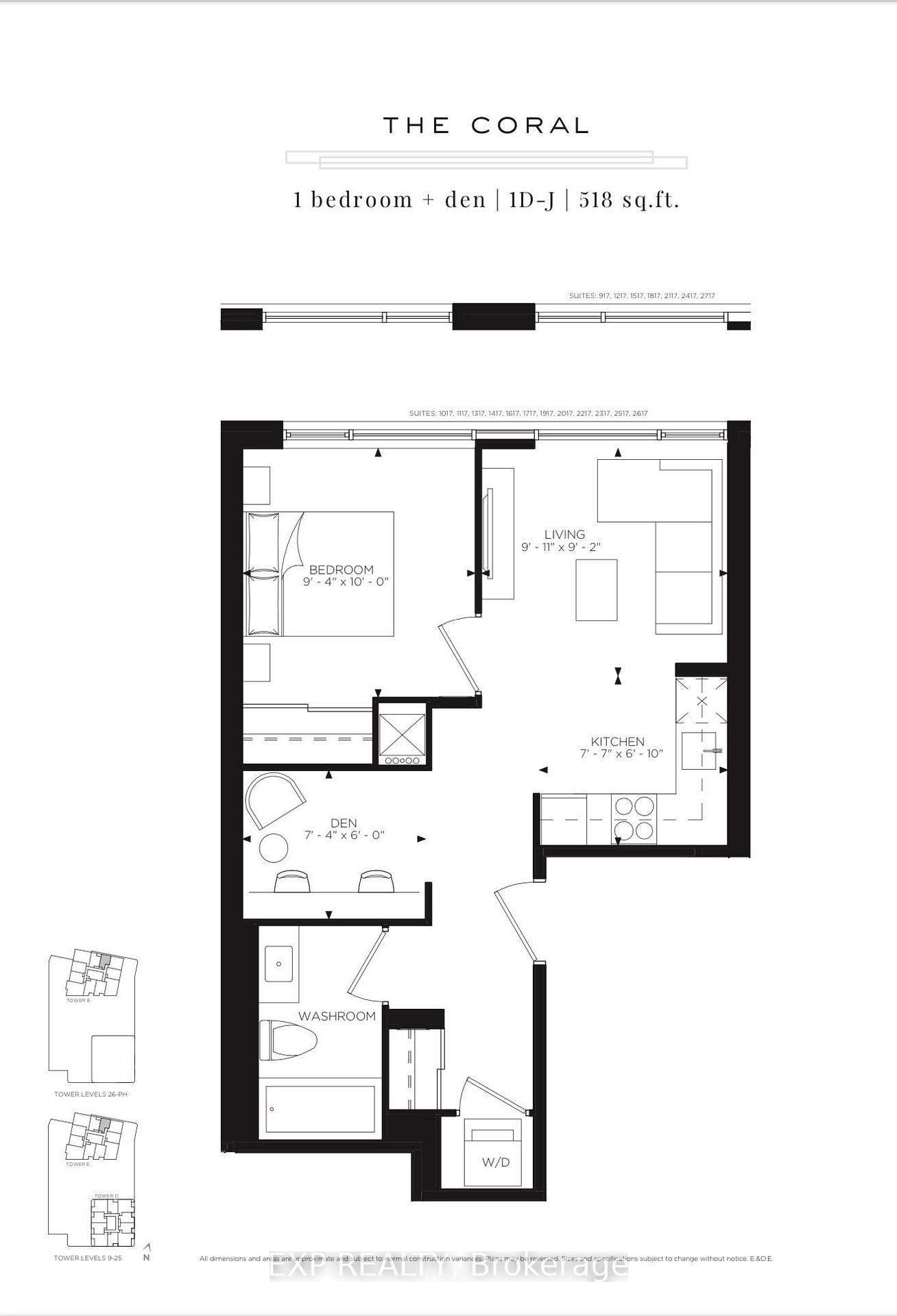Photo 3 of Unit 1417, 56 Andre De Grasse Street, Markham, Unionville — HOMEH