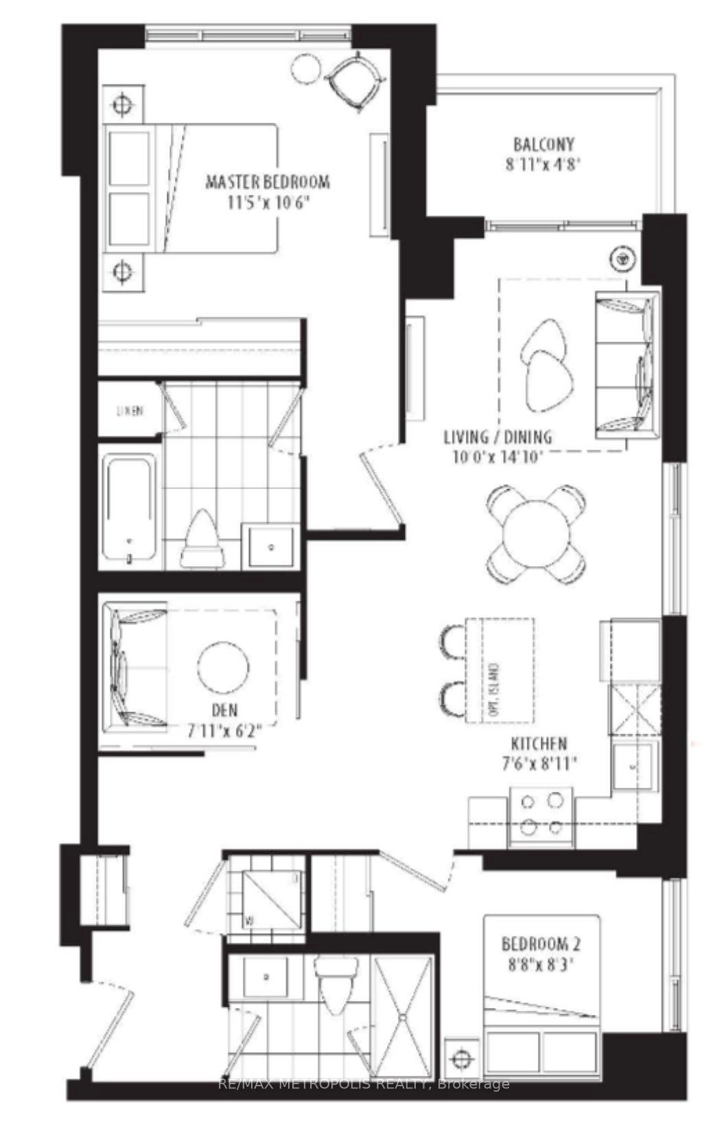 Photo 15 of Unit 1602, 204 Burnhamthorpe Road E, Mississauga, Mississauga Valleys — HOMEH