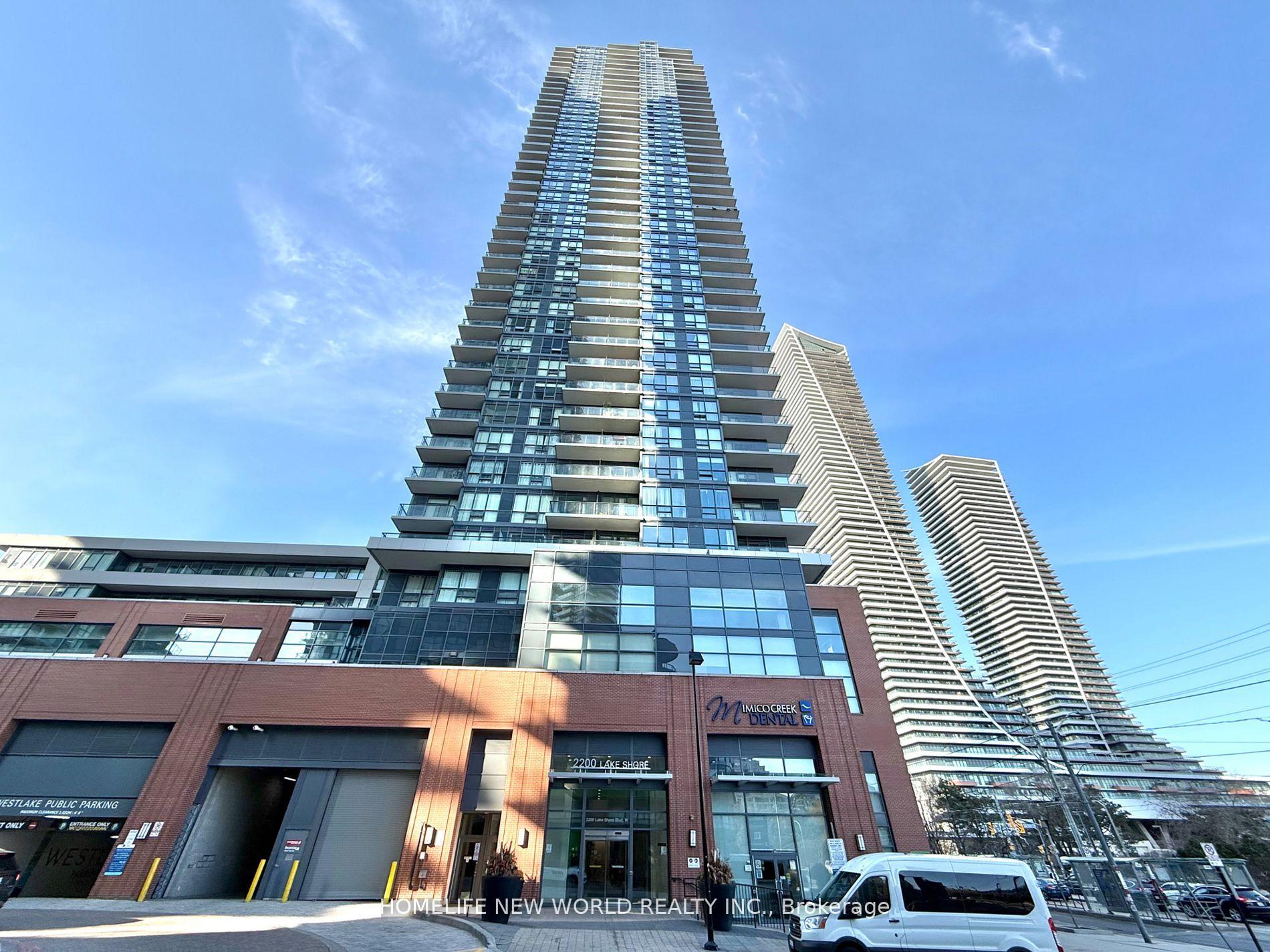 Front of Unit 1608, 2200 Lake Shore Boulevard W