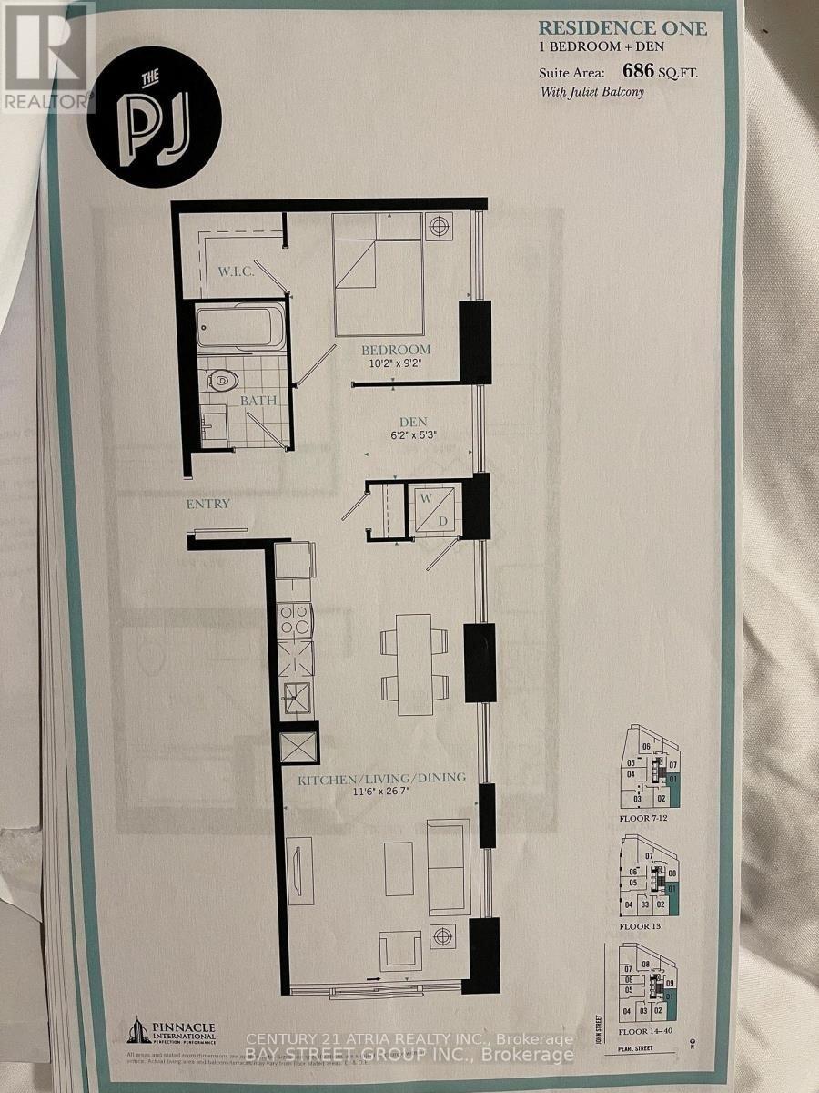 Photo 18 of Unit 1301, 99 John Street, Toronto, Waterfront Communities — HOMEH