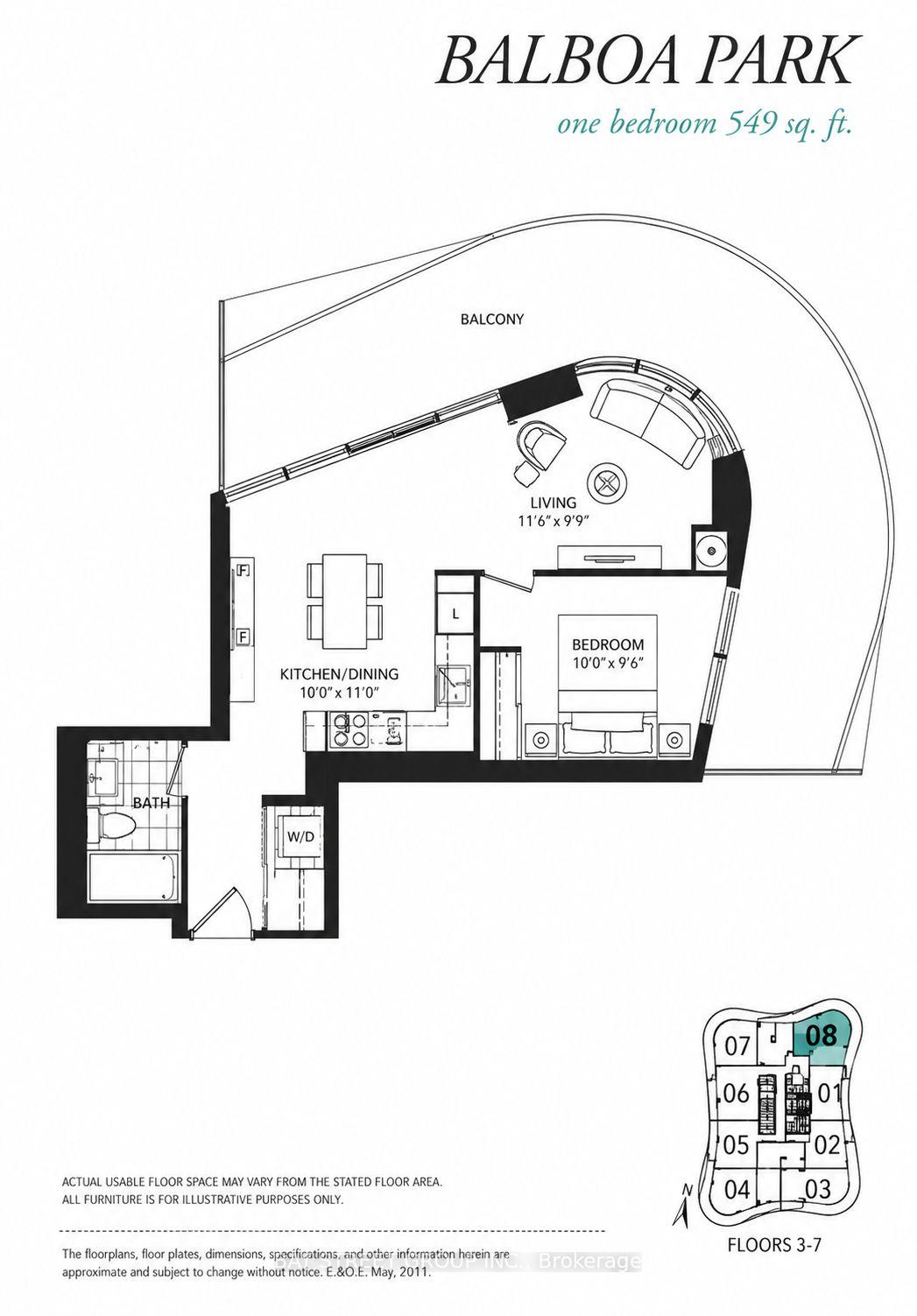 Front of Unit 2111, 11 Wellesley Street W