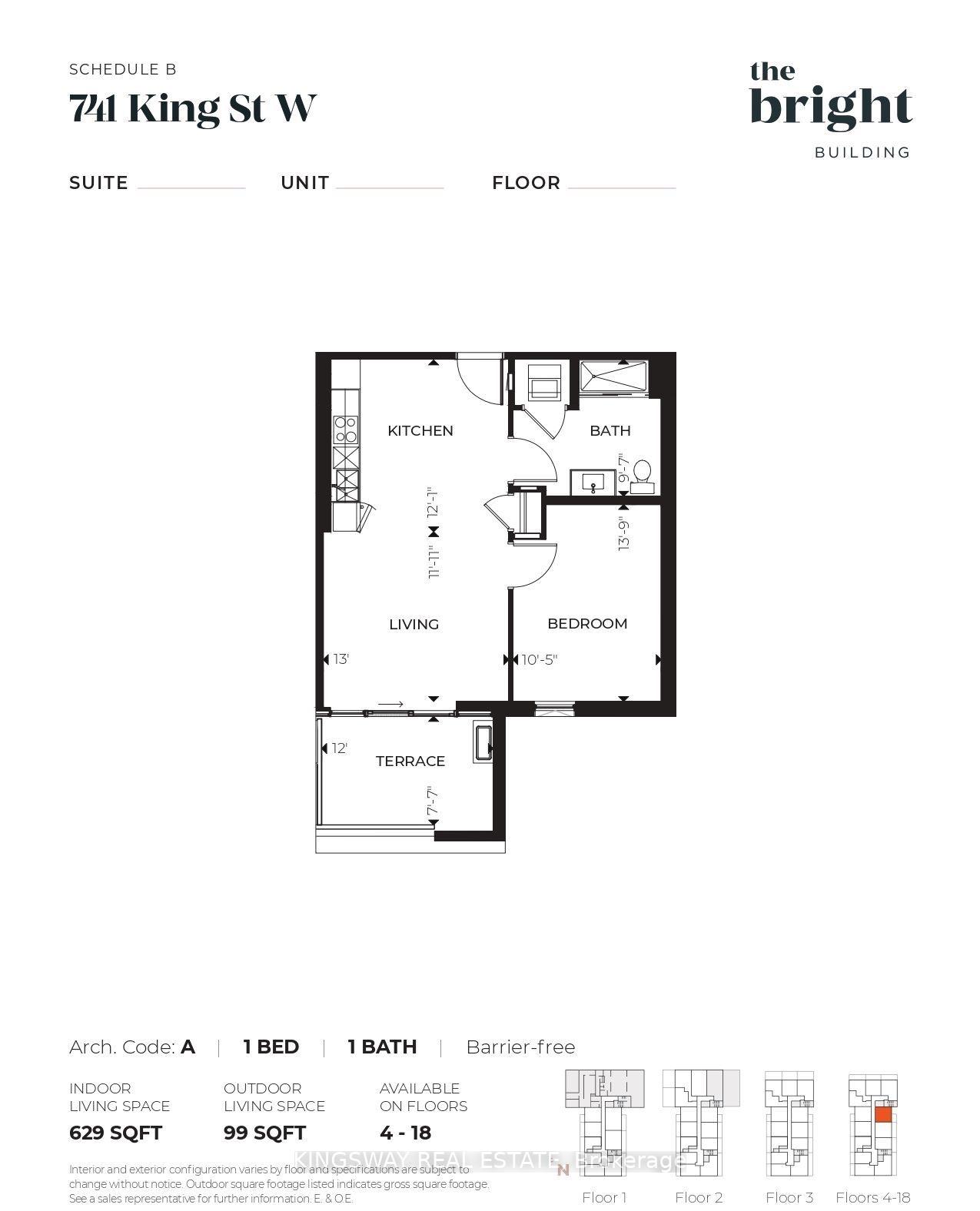 Photo 10 of Unit 706, 741 King Street W, Kitchener, KW Hospital — HOMEH