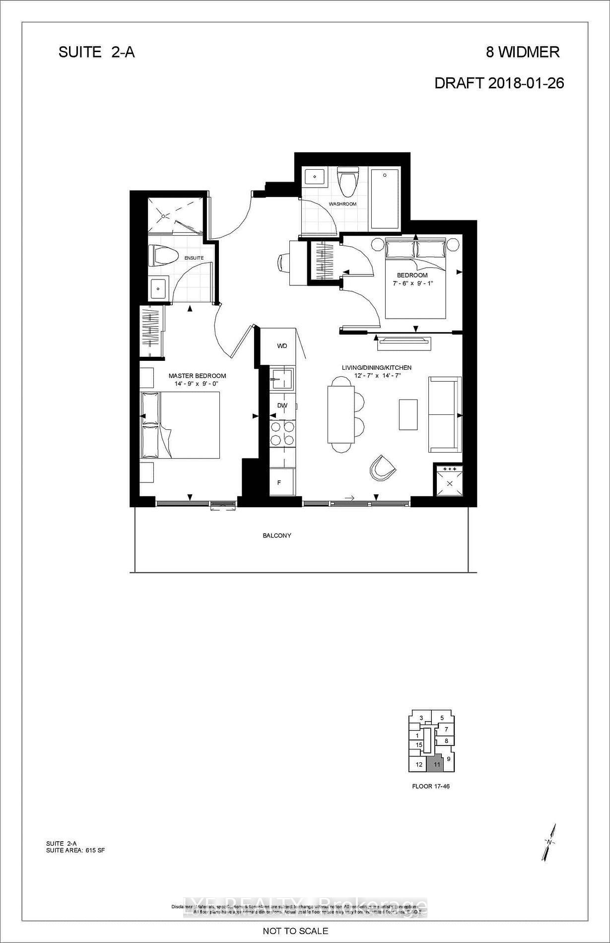 Photo 9 of Unit 2711, 8 Widmer Street, Toronto, Waterfront Communities — HOMEH