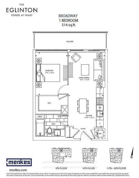 Photo 16 of Unit 906, 125 Redpath Avenue, Toronto, Mount Pleasant West — HOMEH