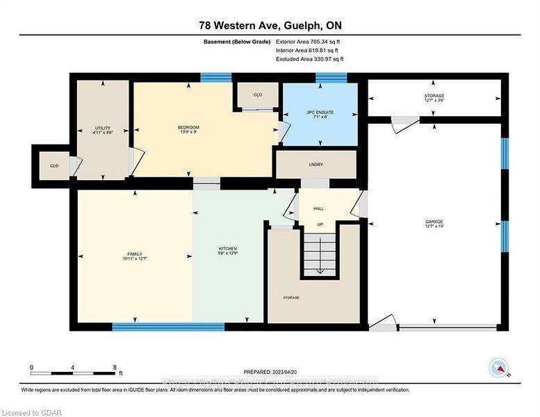 Photo 14 of Unit Basement, 78 Western Avenue, Guelph, Junction/Onward Willow — HOMEH