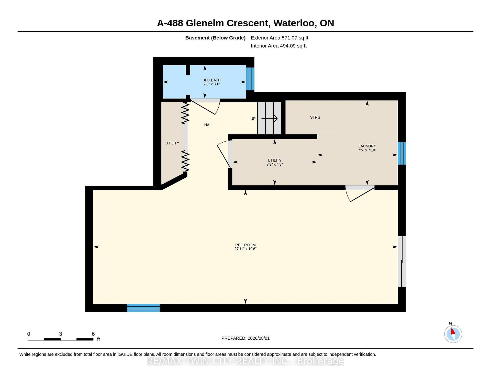 Photo 36 of Unit A, 488 Glenelm Crescent, Waterloo, Lakeshore Village — HOMEH
