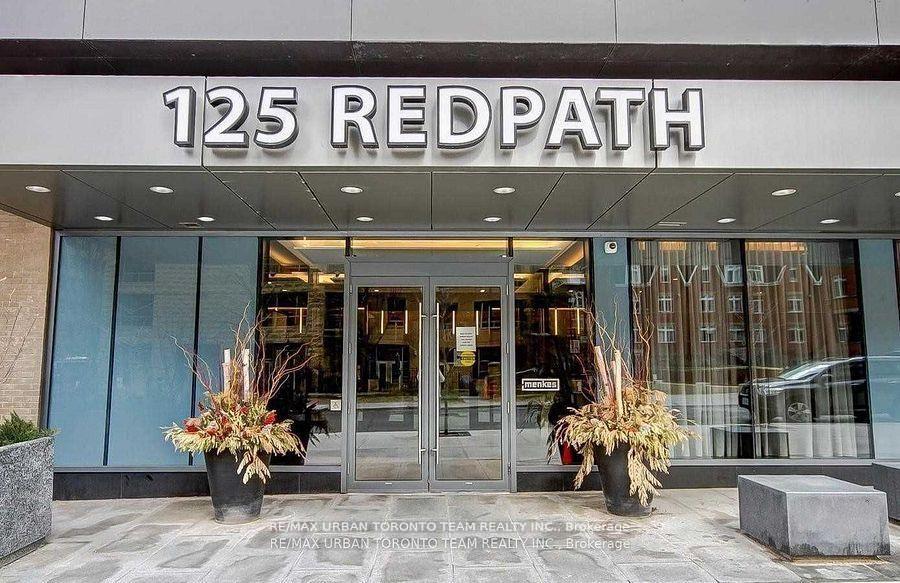 Front of Unit 2010, 125 Redpath Avenue
