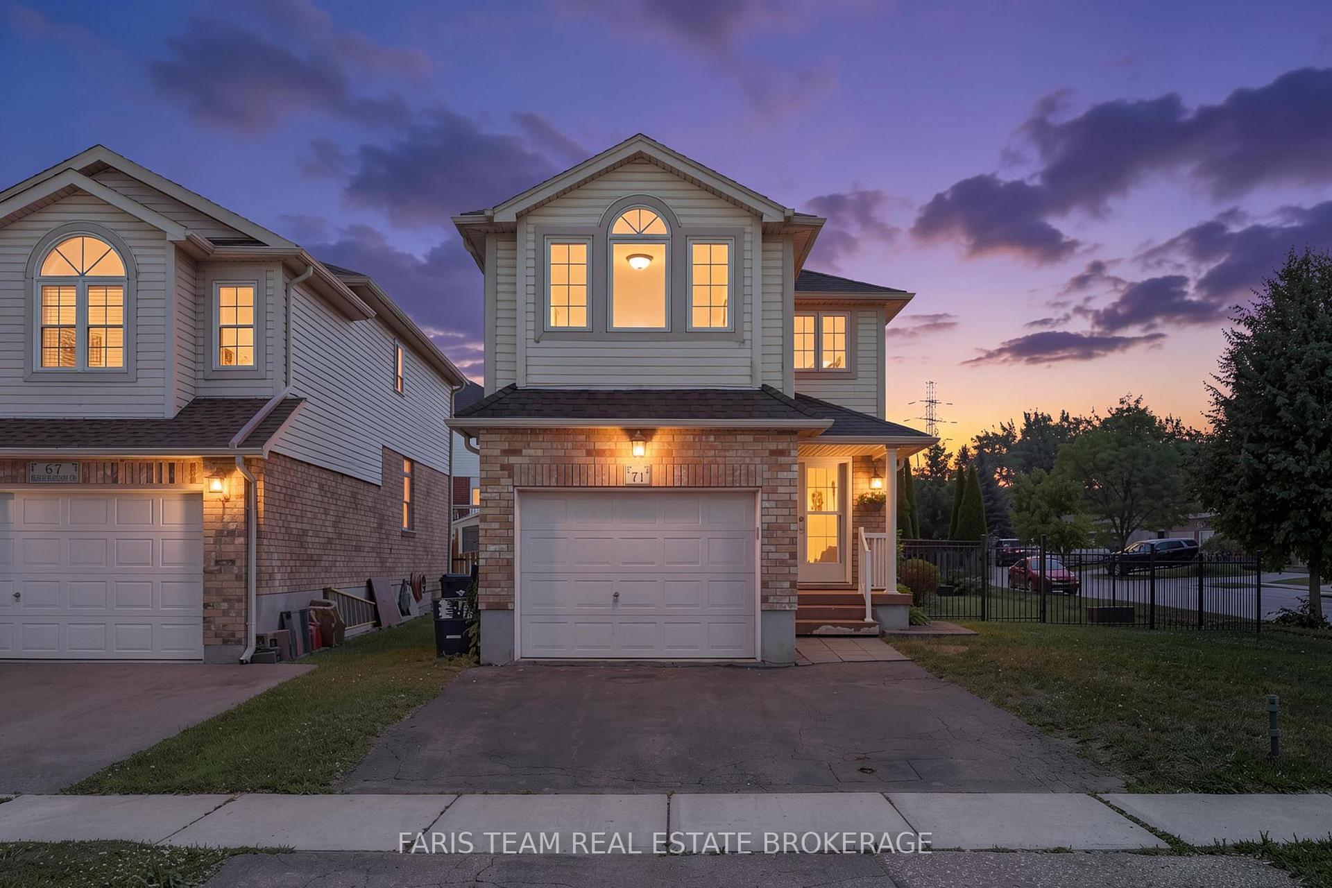 Photo 1 of 71 Peach Blossom Crescent, Kitchener, Larentian West — HOMEH