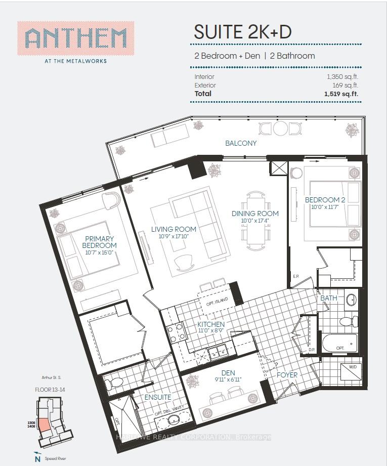 Photo 3 of Unit 1308, 93 Arthur Street S, Guelph, St. Patrick's Ward — HOMEH