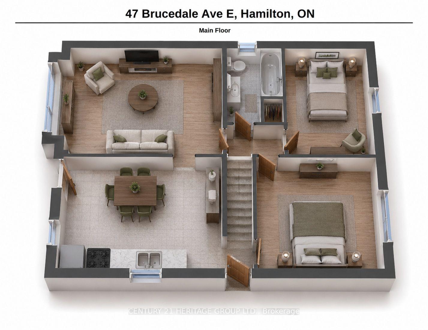 Photo 49 of 47 Brucedale Avenue E, Hamilton, Centremount — HOMEH