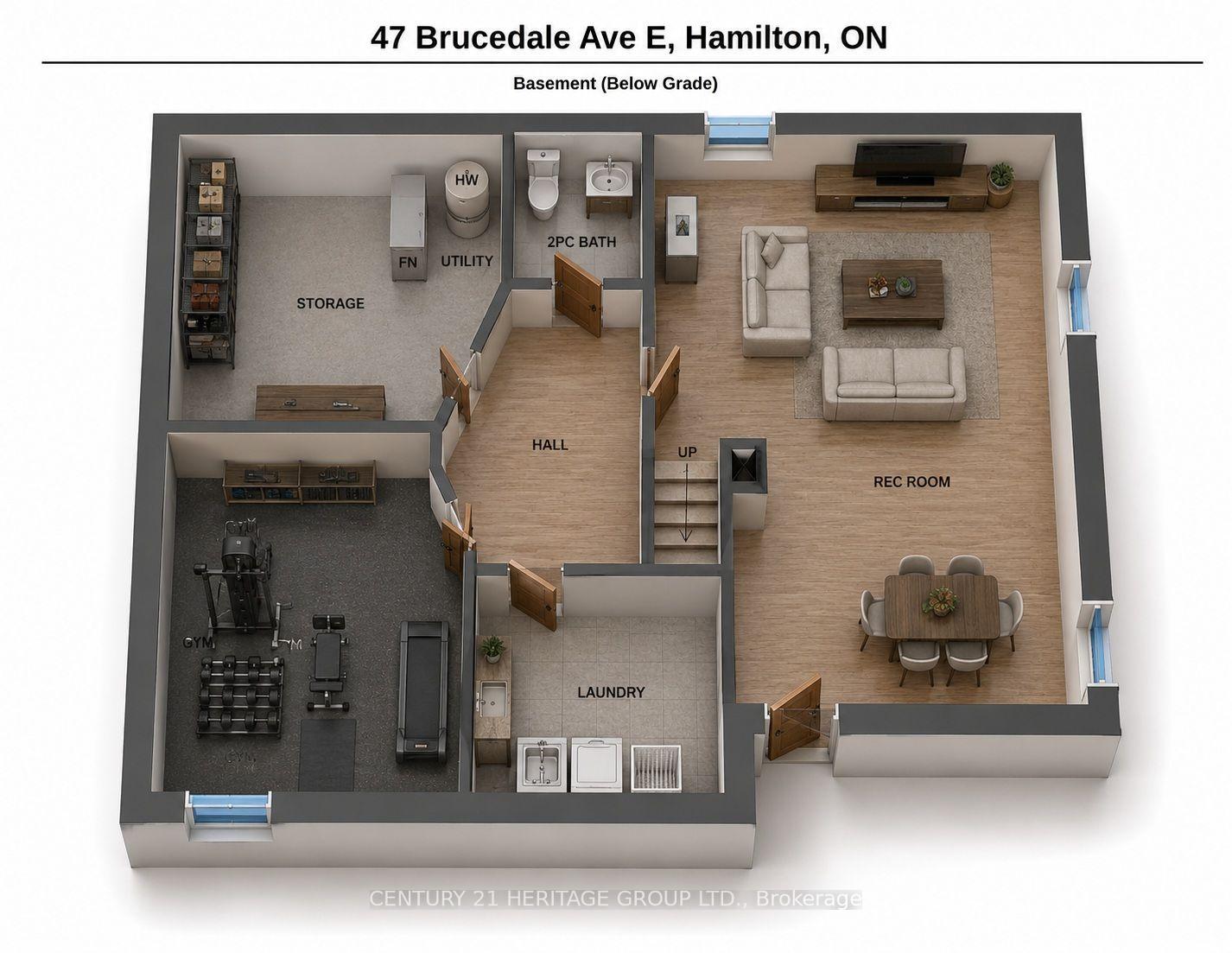 Photo 50 of 47 Brucedale Avenue E, Hamilton, Centremount — HOMEH
