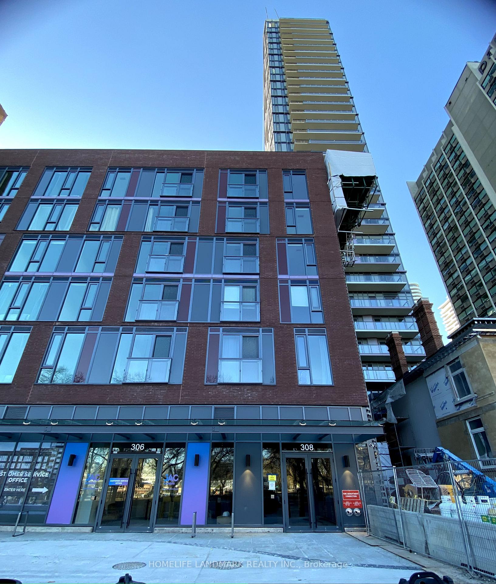 Front of Unit 1302, 308 Jarvis Street